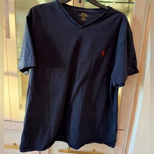 Polo Ralph Lauren Navy V-Neck Tshirt